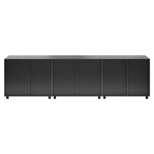 Winsome Wood Halifax 3-Pc Cabinet Set with File Drawer in Black 