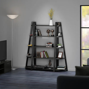 Winsome Wood Adam 3-Pc Shelving Set in Black