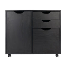 Load image into Gallery viewer, Winsome Wood Halifax Wide Storage Cabinet, 2-Drawer, Filing Cabinet in Black