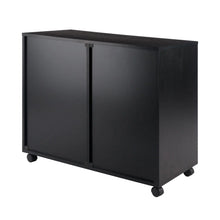 Load image into Gallery viewer, Winsome Wood Halifax Wide Storage Cabinet, 2-Drawer, Filing Cabinet in Black