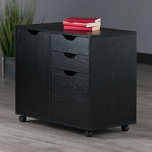 Load image into Gallery viewer, Winsome Wood Halifax Wide Storage Cabinet, 2-Drawer, Filing Cabinet in Black