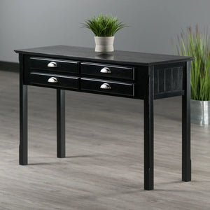 Winsome Wood Timber ConsoleTable in Black