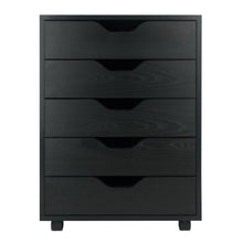 Load image into Gallery viewer, Winsome Wood Halifax 5-Drawer Cabinet in Black