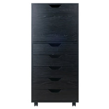 Load image into Gallery viewer, Winsome Wood Halifax Tall Storage Cabinet, 5-Drawer in Black