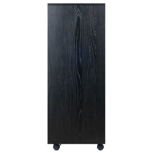 Winsome Wood Halifax Tall Storage Cabinet, 5-Drawer in Black