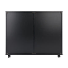 Load image into Gallery viewer, Winsome Wood Halifax Wide 2-Door Storage Cabinet, 4-Drawer in Black