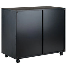 Load image into Gallery viewer, Winsome Wood Halifax Wide Storage Cabinet, 5-Drawer in Black 