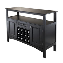 Load image into Gallery viewer, Winsome Wood Jasper Buffet Cabinet in Black