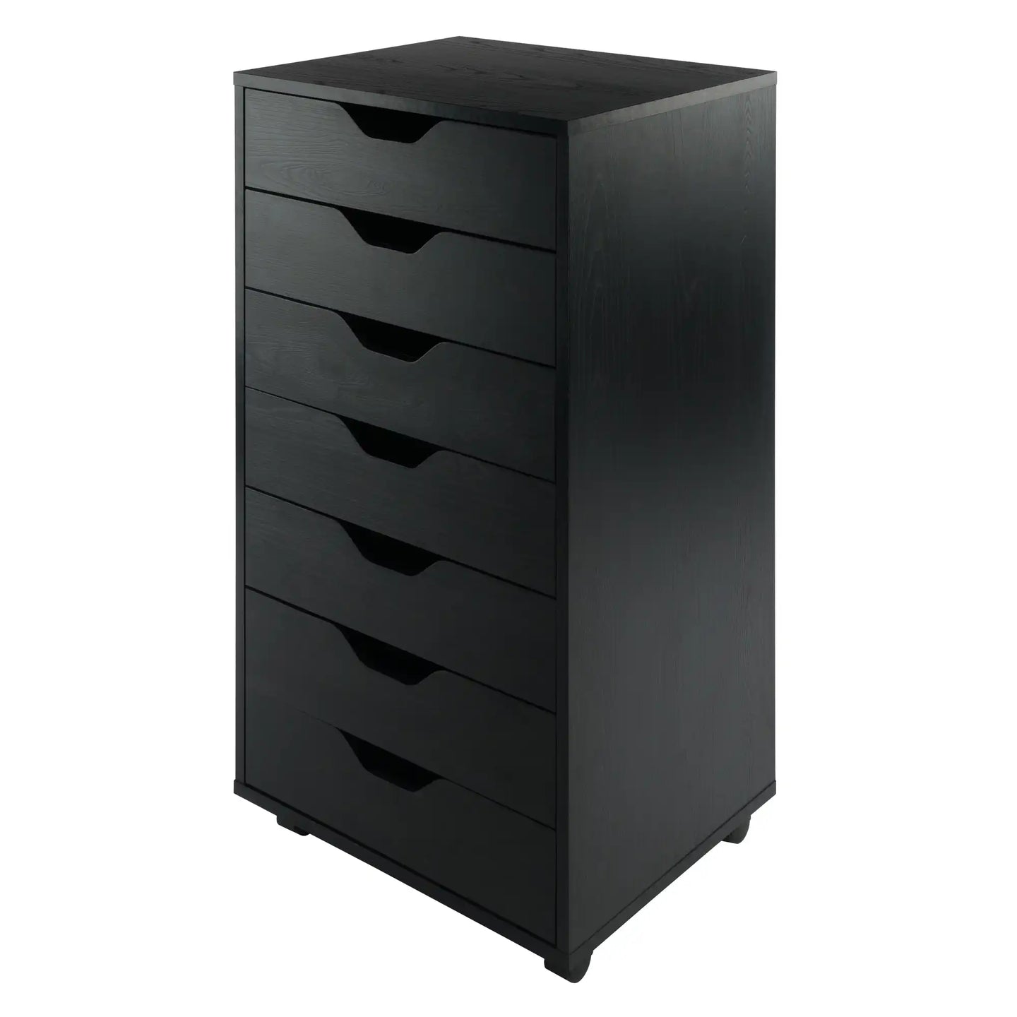 Winsome Wood Halifax 7-Drawer Cabinet in Black