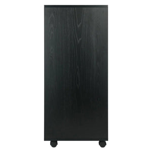 Winsome Wood Halifax 7-Drawer Cabinet in Black