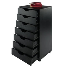 Load image into Gallery viewer, Winsome Wood Halifax 7-Drawer Cabinet in Black