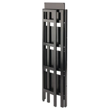 Load image into Gallery viewer, Winsome Wood Terry 4-Tier Foldable Shelf, Narrow in Black