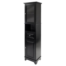Load image into Gallery viewer, Winsome Wood Alps Tall Storage Cabinet in Black