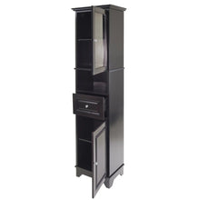 Load image into Gallery viewer, Winsome Wood Alps Tall Storage Cabinet in Black
