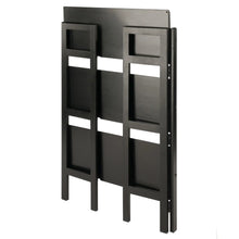 Load image into Gallery viewer, Winsome Wood Terry 3-Tier Foldable Shelf, Stackable in Black 