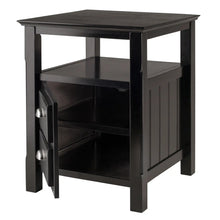 Load image into Gallery viewer, Winsome Wood Timber Accent Table, Nightstand in Black