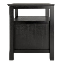 Load image into Gallery viewer, Winsome Wood Timber Accent Table, Nightstand in Black