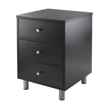 Load image into Gallery viewer, Winsome Wood Daniel Accent Table, Nightstand in Black and Slate Gray