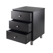 Load image into Gallery viewer, Winsome Wood Daniel Accent Table, Nightstand in Black and Slate Gray