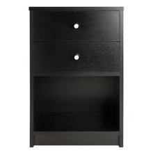 Load image into Gallery viewer, Winsome Wood Ava Accent Table, Nightstand in Black