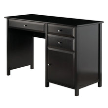 Load image into Gallery viewer, Winsome Wood Delta Home Office Writing Desk in Black 