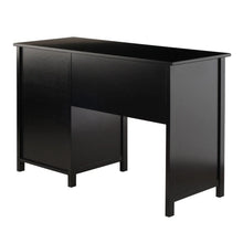 Load image into Gallery viewer, Winsome Wood Delta Home Office Writing Desk in Black 