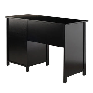 Winsome Wood Delta Home Office Writing Desk in Black 