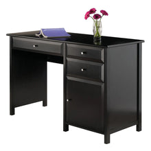 Load image into Gallery viewer, Winsome Wood Delta Home Office Writing Desk in Black 