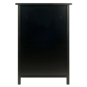 Winsome Wood Delta Home Office File Cabinet in Black