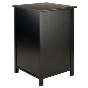 Winsome Wood Delta Home Office File Cabinet in Black