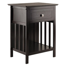 Load image into Gallery viewer, Winsome Wood Marcel Accent Table, Nightstand in Coffee