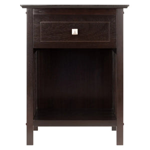 Winsome Wood Marcel Accent Table, Nightstand in Coffee