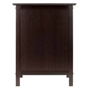 Winsome Wood Marcel Accent Table, Nightstand in Coffee