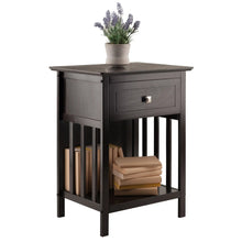 Load image into Gallery viewer, Winsome Wood Marcel Accent Table, Nightstand in Coffee