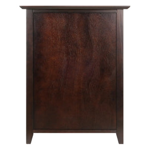 Winsome Wood Burke Home Office File Cabinet in Coffee 