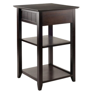 Winsome Wood Burke Home Office Printer Stand in Coffee