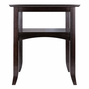 Winsome Wood Camden Accent Table in Coffee