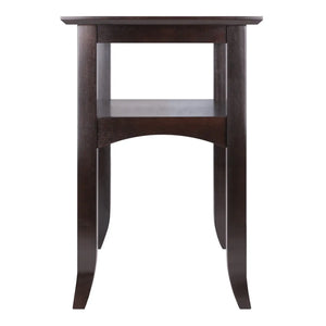 Winsome Wood Camden Accent Table in Coffee