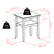 Load image into Gallery viewer, Winsome Wood Camden Accent Table in Coffee