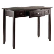 Load image into Gallery viewer, Winsome Wood Burke Home Office Writing Desk in Coffee 