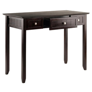 Winsome Wood Burke Home Office Writing Desk in Coffee 