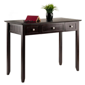 Winsome Wood Burke Home Office Writing Desk in Coffee 