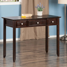 Load image into Gallery viewer, Winsome Wood Burke Home Office Writing Desk in Coffee 