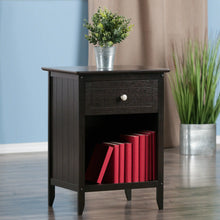 Load image into Gallery viewer, Winsome Wood Blair Accent Table, Nightstand in Coffee