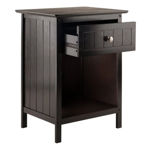 Winsome Wood Blair Accent Table, Nightstand in Coffee