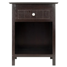 Load image into Gallery viewer, Winsome Wood Blair Accent Table, Nightstand in Coffee