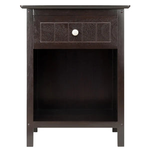 Winsome Wood Blair Accent Table, Nightstand in Coffee