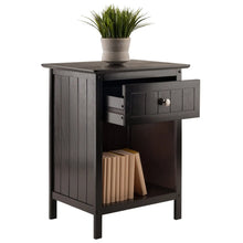 Load image into Gallery viewer, Winsome Wood Blair Accent Table, Nightstand in Coffee