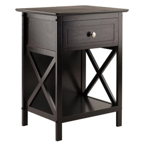 Winsome Wood Xylia Accent Table, Nightstand in Coffee