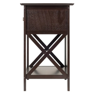 Winsome Wood Xylia Accent Table, Nightstand in Coffee